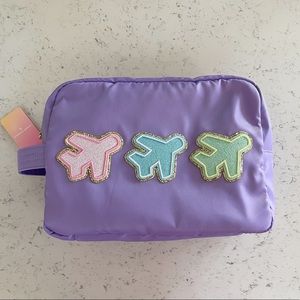 Stoney Clover X Target Purple airplane Travel pouch ✈️